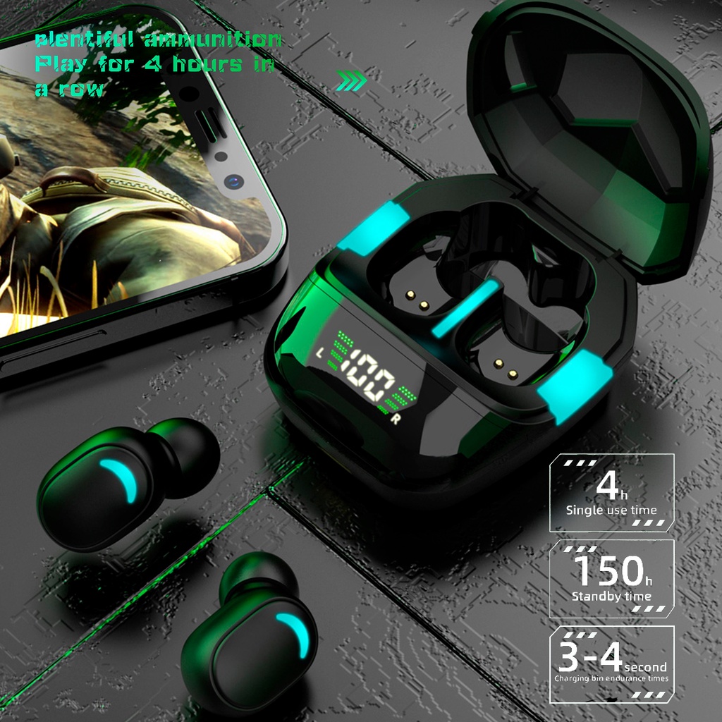 Headset Gaming TWS Bluetooth BT5.1 Waterproof - INONE