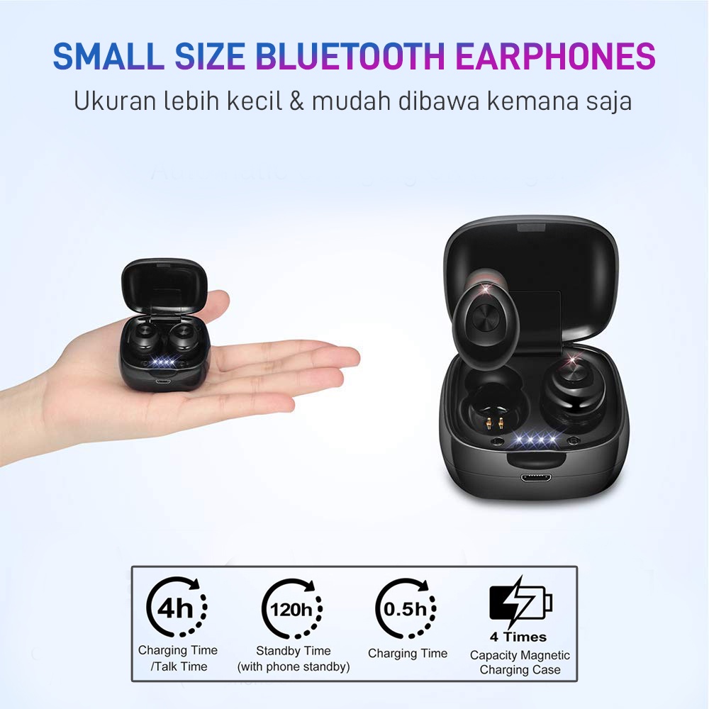 MOFIT Headset Earphone MO-16 Blueatooth 5.0 True Wireless Stereo